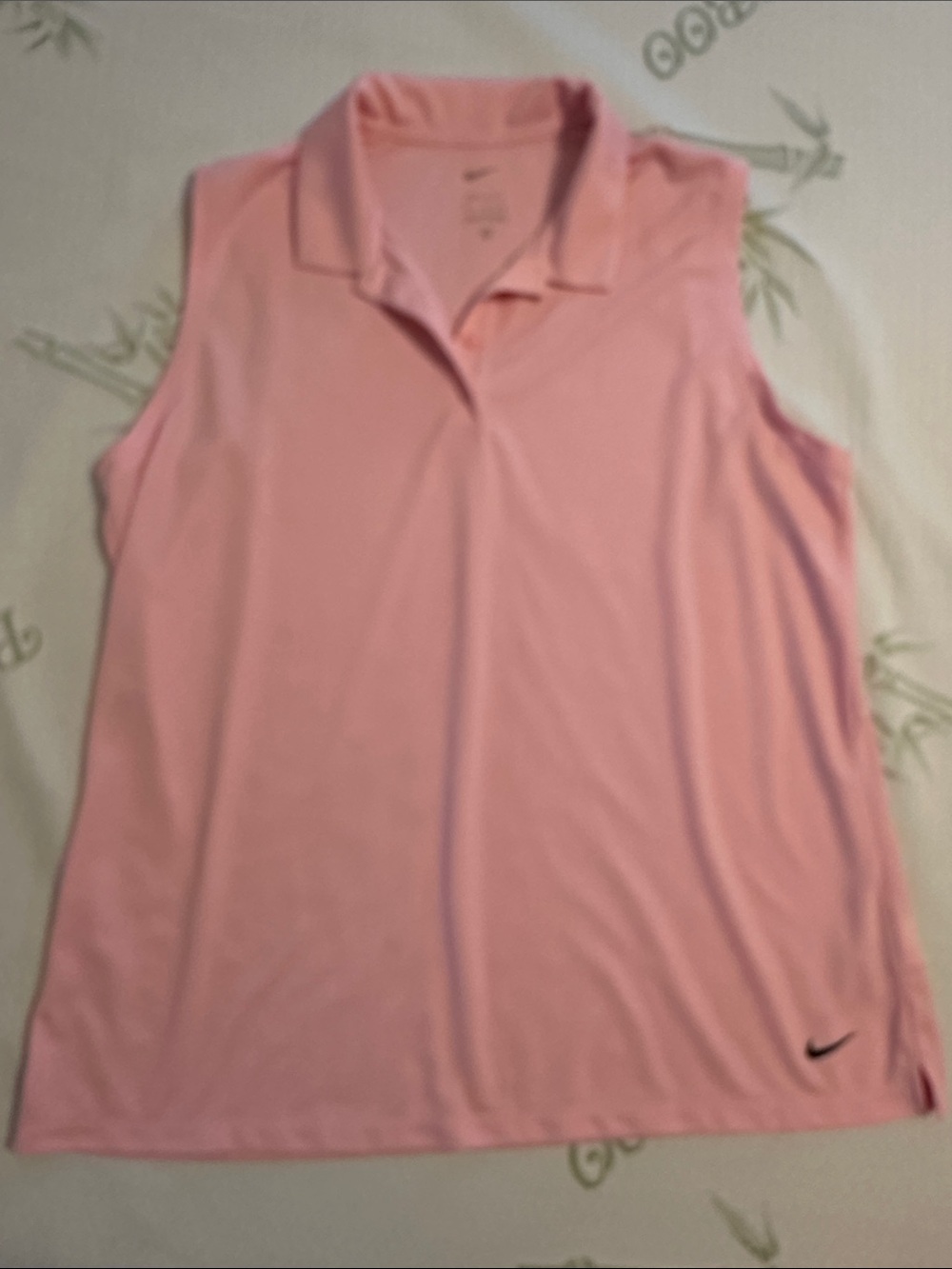 Nike Women's Sleeveless Polo Top - Light Pink NWOT